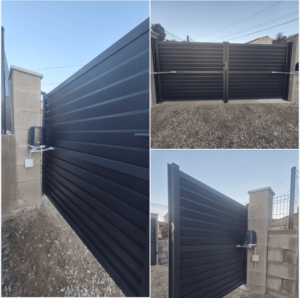 Pose d'un automatisme de portail coulissant BFT Virgo