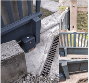 Pose d'un automatisme de portail coulissant BFT Deimos