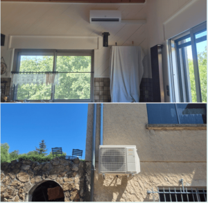 Installation d'une climatisation